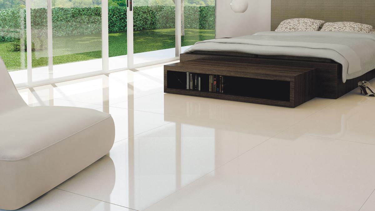 Acabamento com piso cerâmico