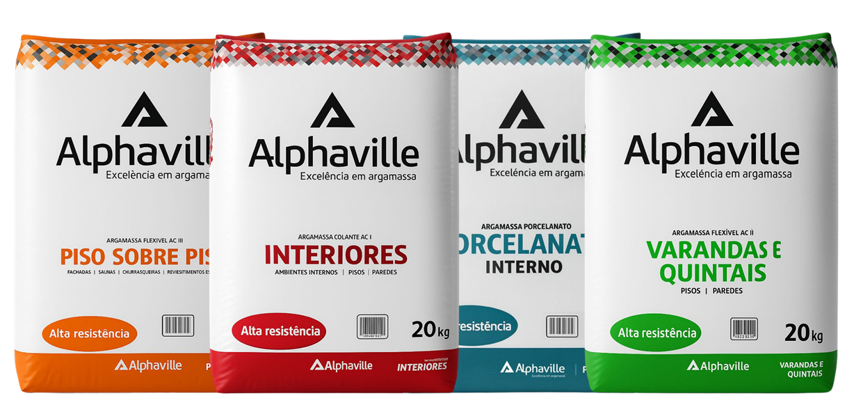 Linha de argamassas Alphaville